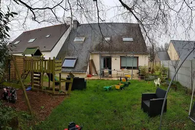 Image de Grande maison familiale 150 m² avec jardin, 10 min de la plage et de la Brière