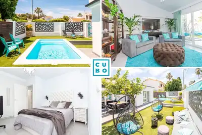 Image de Cubo's Cozy & Modern Sol de Malaga / Piscine privée / Wifi gratuit