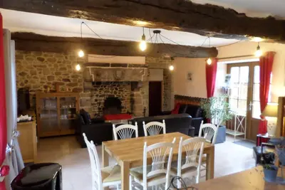 Image de Maison de campagne avec terrasse et jardin à 15 min de la plage