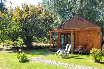 Image de Villa 2 chambres avec vue sur jardin au bord du lac Tałty, à 6 km de Mikołajki
