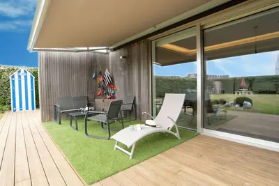 Image de Belle maison de vacances privée pour 6 personnes avec Wifi, Tv, terrasse et parking