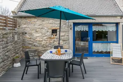 Belle maison de vacances privée pour 2 personnes avec Tv, terrasse et parking