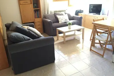Image de Penthouse Ă Biescas avec piscine, tennis et barbecue
