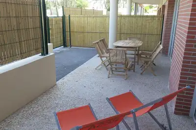 Image de Joli appartement pour 6 personnes avec piscine, Wifi, Tv et terrasse