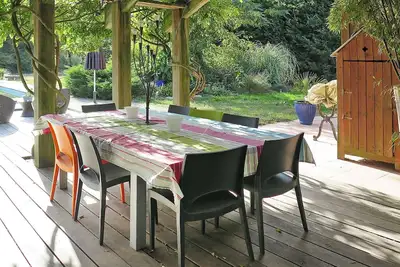 Image de Maison de vacances privée avec climatisation, Wifi, piscine privée, Tv, terrasse, parking