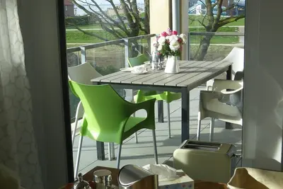 Image de Nordsee Park Dangast Apartment Nord avec vue sur la mer et cabine infrarouge (104 m²)