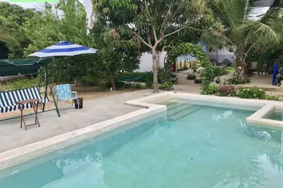 Image de Villa entre plage piscine jaccuzi et jardin