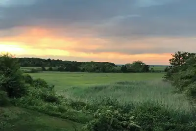 Image de Vues de Cape Cod Bay et de Quivett Creek - Grands couchers de soleil!