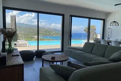 Image de Villa Pura Corsica: magnificent new sea/ beachview villa all luxury and own pool