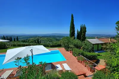 Image de Maison de vacances privée avec Wifi, piscine, climatisation, Tv, balcon, près de Greve In Chianti