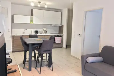 Image de Arcachon centre ville et plage à pieds appart récent de 4 chges terrasse parking