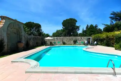 Image de Bel appartement dans une maison de vacances avec Wifi, piscine, Tv et vue panoramique