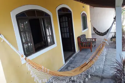 Image de Grande maison de plage Wifi, piscine + churrasq, 03 chambres (1 suite), jardins, 4 lits