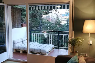 Appartement avec grande terrasse et à moins de 50 mètres du bord de plage
