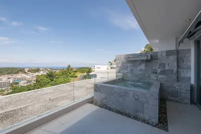 Image de Chambre Ă 2 lits avec salle de bain et vue sur la mer (H6)