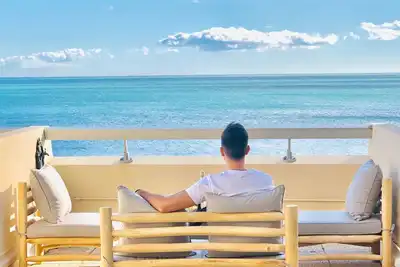 Image de Résidence La Corniche, appart 70m2 pleine vue mer, climatisé, wifi, garage.