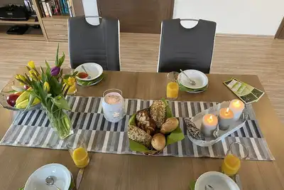 Image de Appartement 5 étoiles Eg sans obstacle, WiFi via Dsl, Bad Brambach