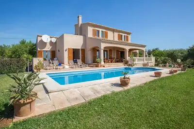 Can Marines - Villa with private pool in Calonge - Santanyí. Free WiFi.