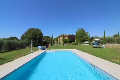 Image de Maison de vacances privée avec Wifi, climatisation, piscine privée, Tv, véranda, près de Cortone