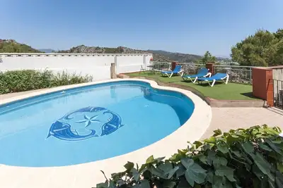 El BALCÓN De La Safor - Pedraviva - Villa with private pool in Ador. Free WiFi