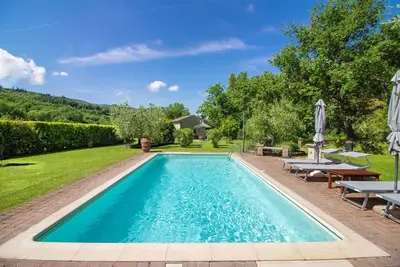 Image de Belle maison de vacances privée avec Wifi, climatisation, piscine privée, Tv, près de Cortone