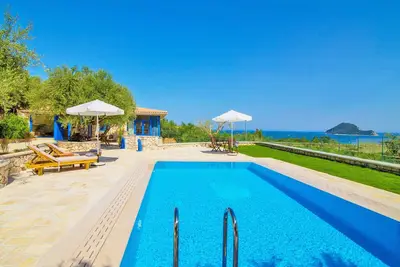 Image de Villa Vakis Porto Koukla Agios Sostis Zakyntos, avec piscine privée et vue sur la mer