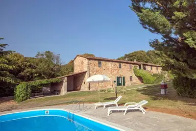 Image de Beaux logements typiques toscans, avec A/C, Wi-Fi, dans une jolie ferme, D4