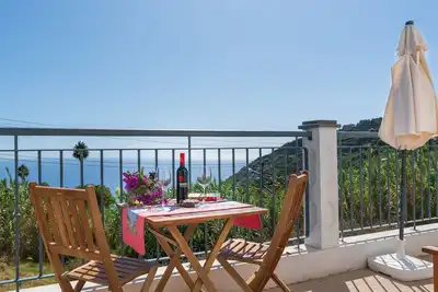 Casa Bianca, vue magnifique sur la mer et les montagnes