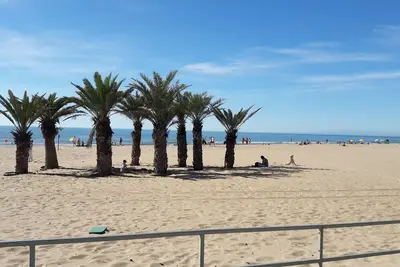 Image de Appartement bord de mer climatisé 200m plage piscine privée et parking privé