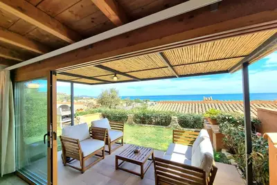 Image de A 300 mt dalla spiaggia, splendida vista mare, giardino, parcheggio grattuito