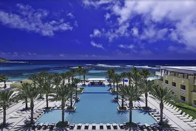 Image de Condo 6/8 pers Dawn Beach St Maarten avec vue mer