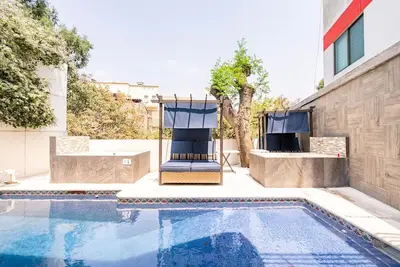 Image de Appartement design - Piscine, terrasse, grill