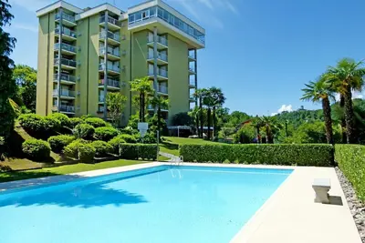 Image de Joli appartement pour 2 personnes avec Wifi, piscine, Tv, terrasse, animaux admis et parking