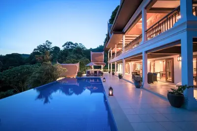 Image de 4 Br Villa de luxe piscine, Layan Beach