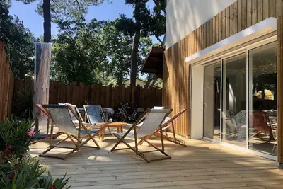 Image de Maison 4 chambres centre d'Hossegor Lac / centre ville / Océan pied ou vélo!