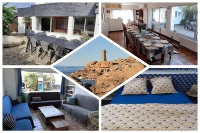 Image de Ploumanac'h maison 7 chambres 500m mer, 1km plages, jusqu'à 18 personnes🦞🦀🐟