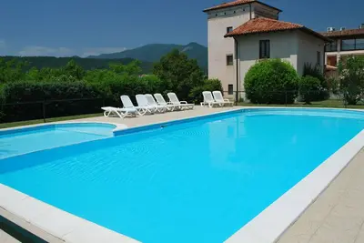 Image de Agréable appartement avec Wifi, climatisation, piscine, Tv, patio, animaux admis et parking