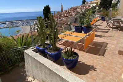 Image de L'ensoleillée Orangers 60m² Vue exceptionnelle plage 250m Terrasse 65m²