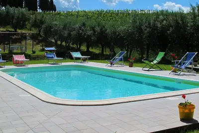 Image de Joli appartement avec piscine, Wifi, patio, animaux admis, vue panoramique et parking