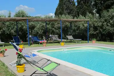 Image de Confortable appartement avec Wifi, piscine, Tv, patio, animaux admis, vue panoramique et parking