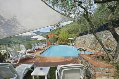 Image de Bel appartement dans une maison de vacances avec Wifi, piscine, Tv, patio, animaux admis et parking