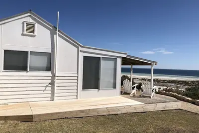 Image de Petit sac blanc sur la plage, Hardwicke Bay, Yorke Peninsular