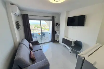 Image de 1712 Studio 3 Places En PREMIÈRE Ligne De Plage