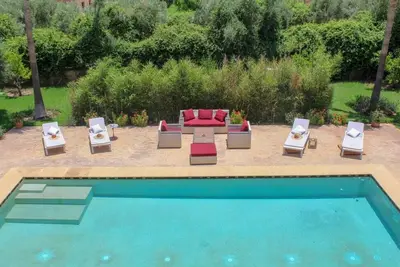 Image de Magnifique villa avec vue imprenable sur l'Atlas et à 15 minutes du centre.