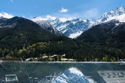 Image de Monetier les bains   :Le Lys Orange résidence vie de clare 1er étage sur étage.