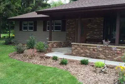 Image de Maison, près de Road America, Kohler, lac Michigan