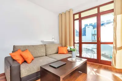 Róża Wiatrów Cosy Studio Close to Beach | Balcony