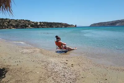 Image de Escapade familiale, spacieuse et luxueuse, vue mer, terrasse, à côté de la plage de Voula