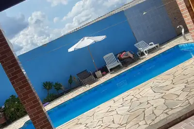 Image de Chácara Ibiuna avec piscine à 80 km de São Paulo