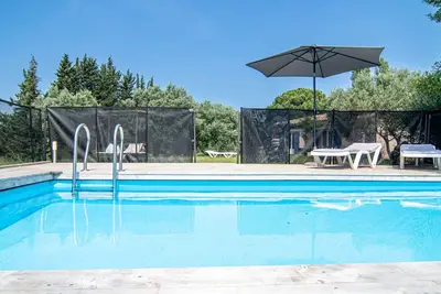 Image de Belle maison de vacances privée avec piscine privée, Wifi, Tv, terrasse, vue panoramique, parking